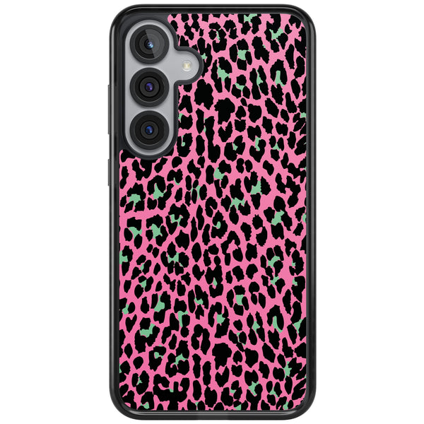 Pink & Green Leopard