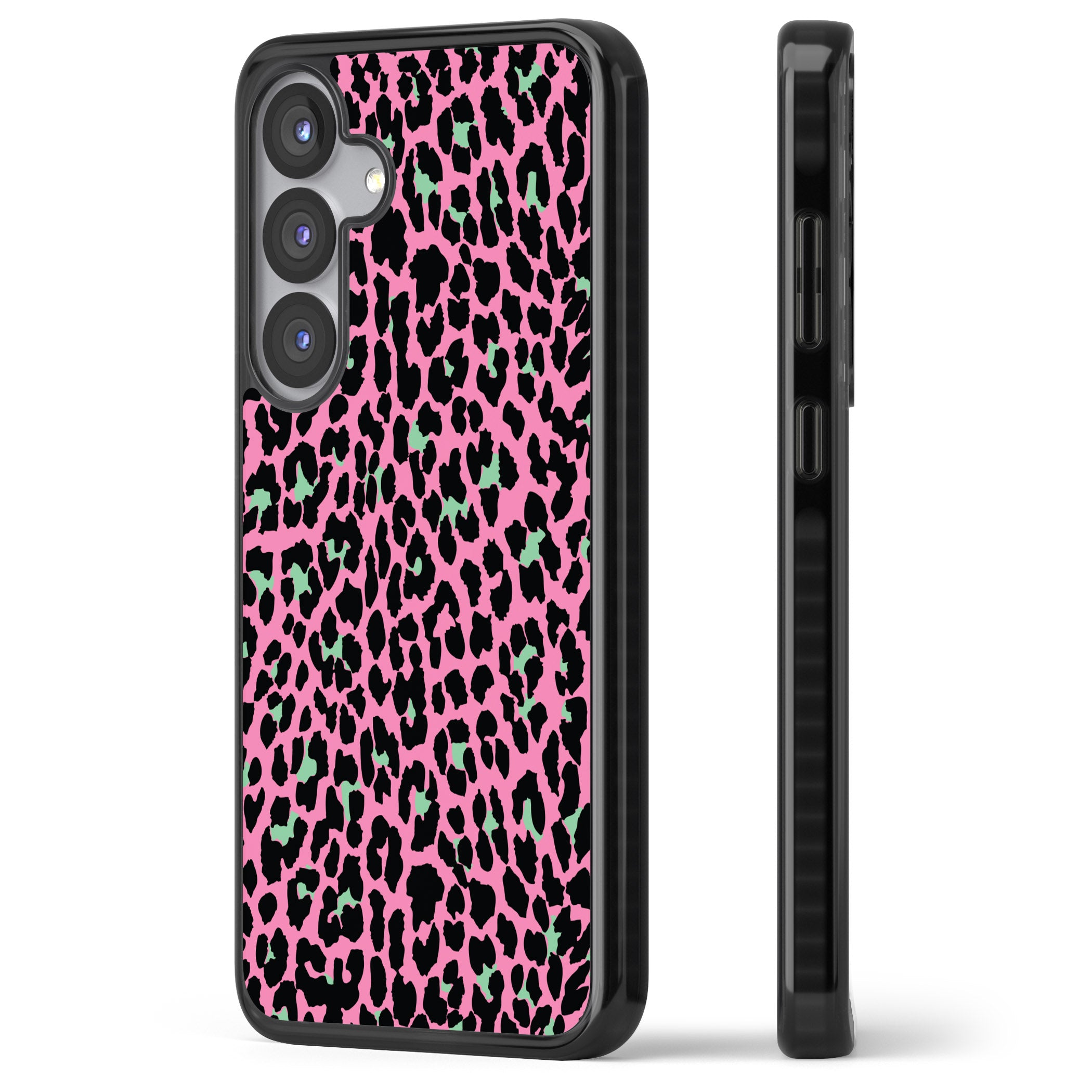 Pink & Green Leopard