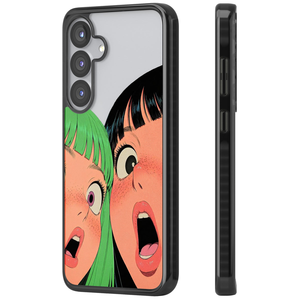 Gasp Samsung S25 / Samsung S25 Plus / Samsung S26 / Samsung S26 Plus Impact Black Phone Case side