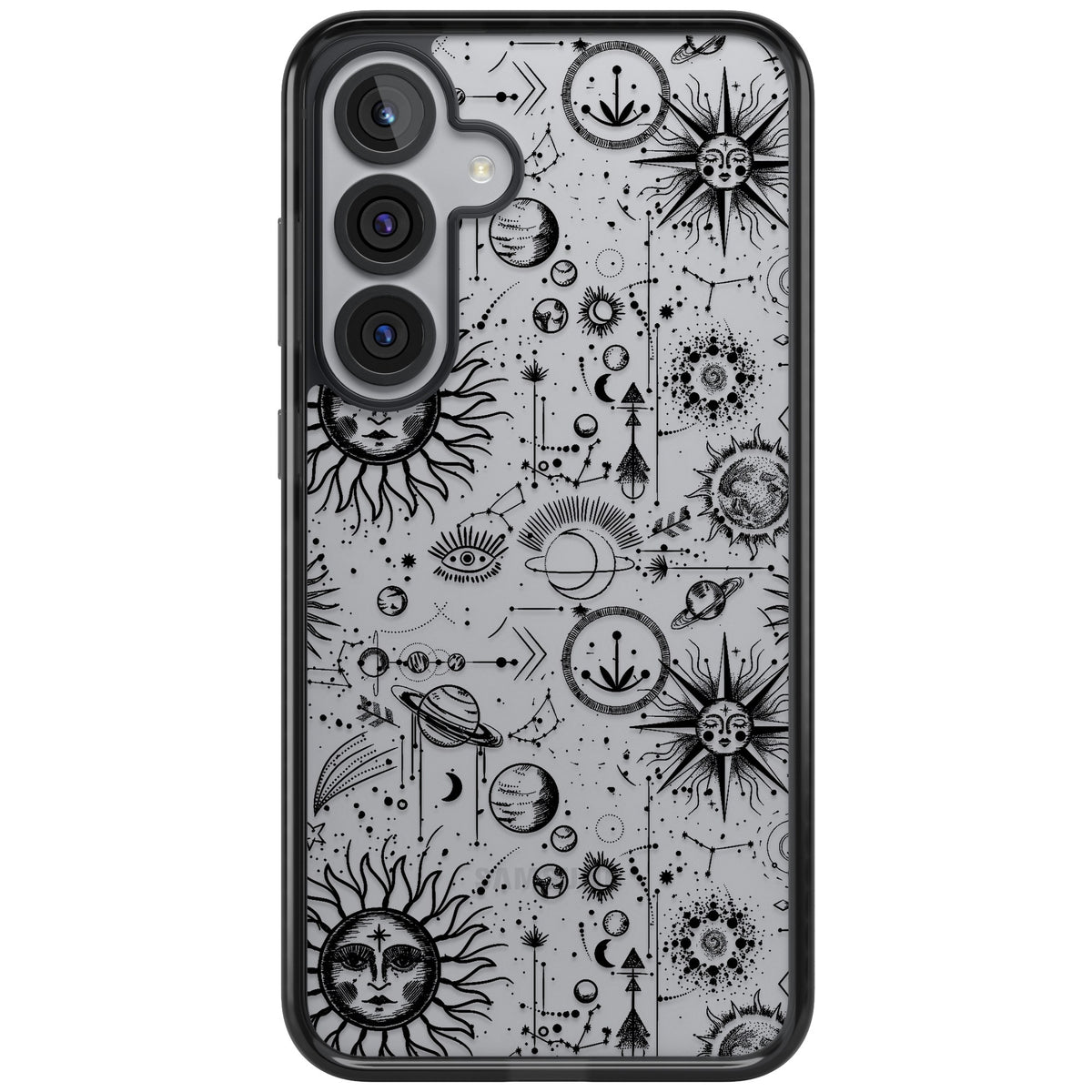 Cosmic Cartography Samsung S25 Plus / Samsung S26 / Samsung S26 Plus Impact Black Phone Case front