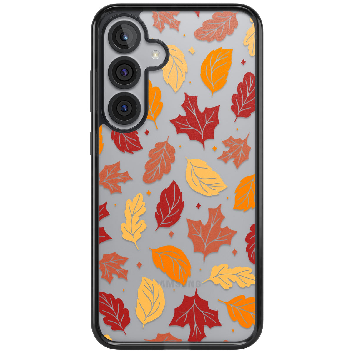 Autumn Leaves Samsung S25 Plus / Samsung S26 / Samsung S26 Plus Impact Black Phone Case front
