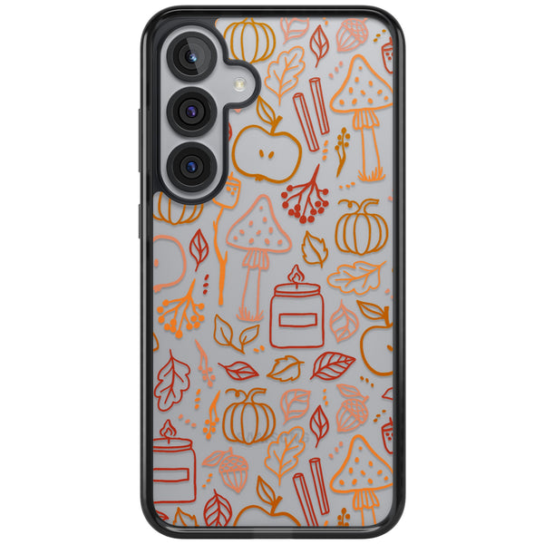 Autumn Line Pattern