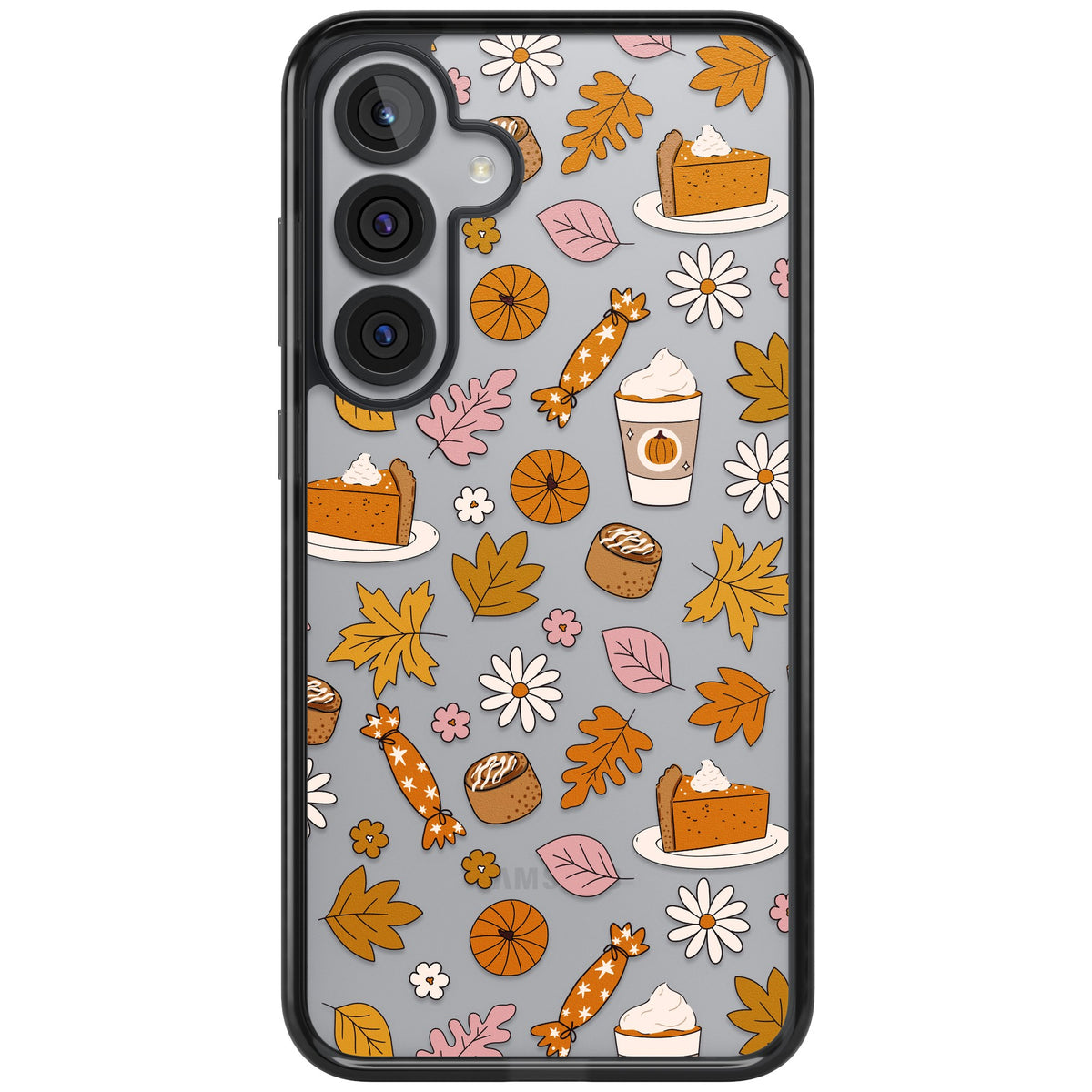 Pumpkin Spice Samsung S25 Plus / Samsung S26 / Samsung S26 Plus Impact Black Phone Case front
