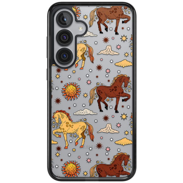 Boho Celestial Wild Horses