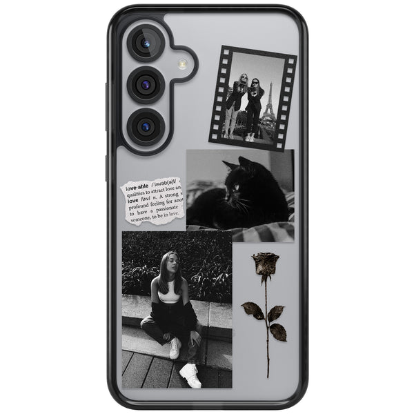 Personalised Black & White Scrapbook Photos