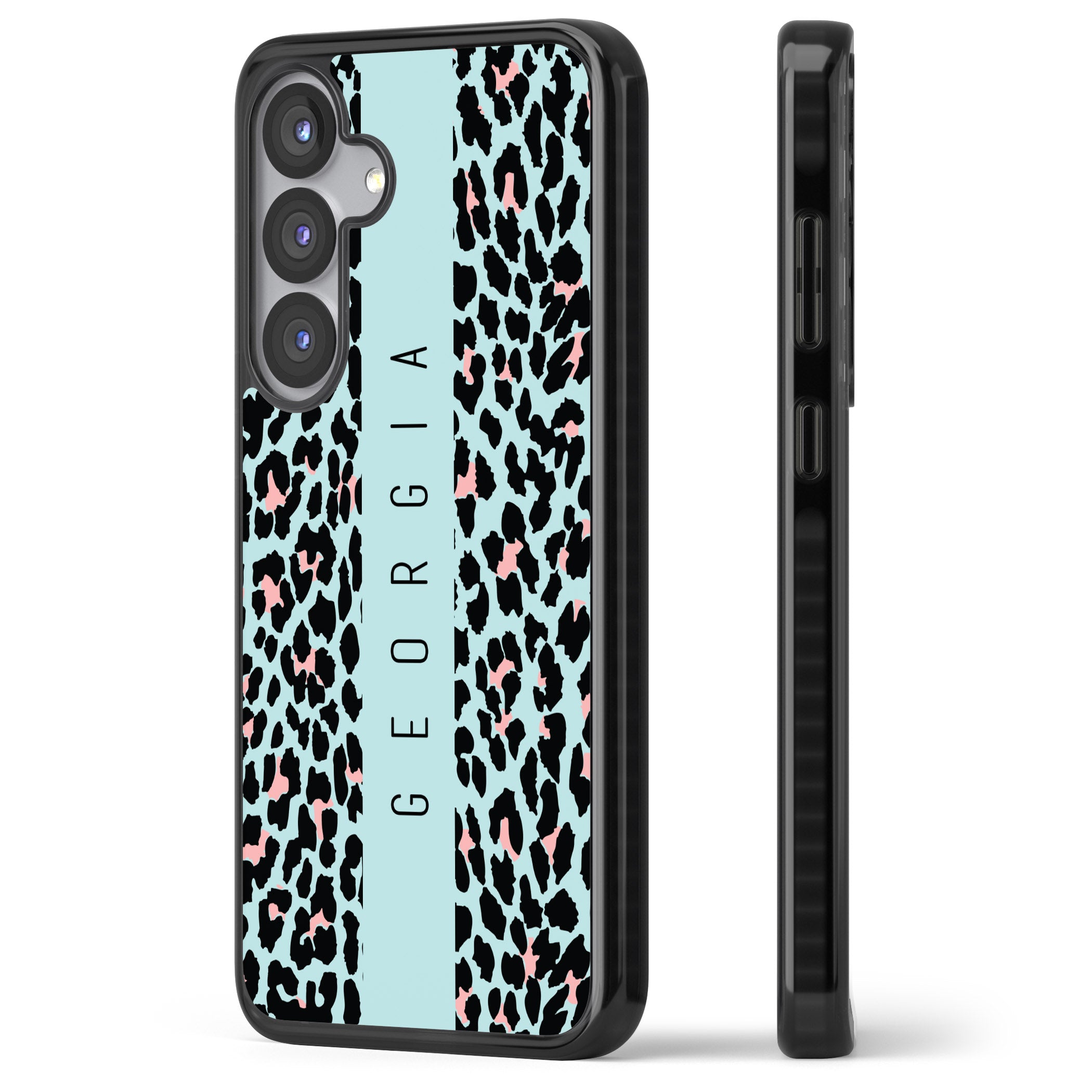 Personalised Blue Leopard