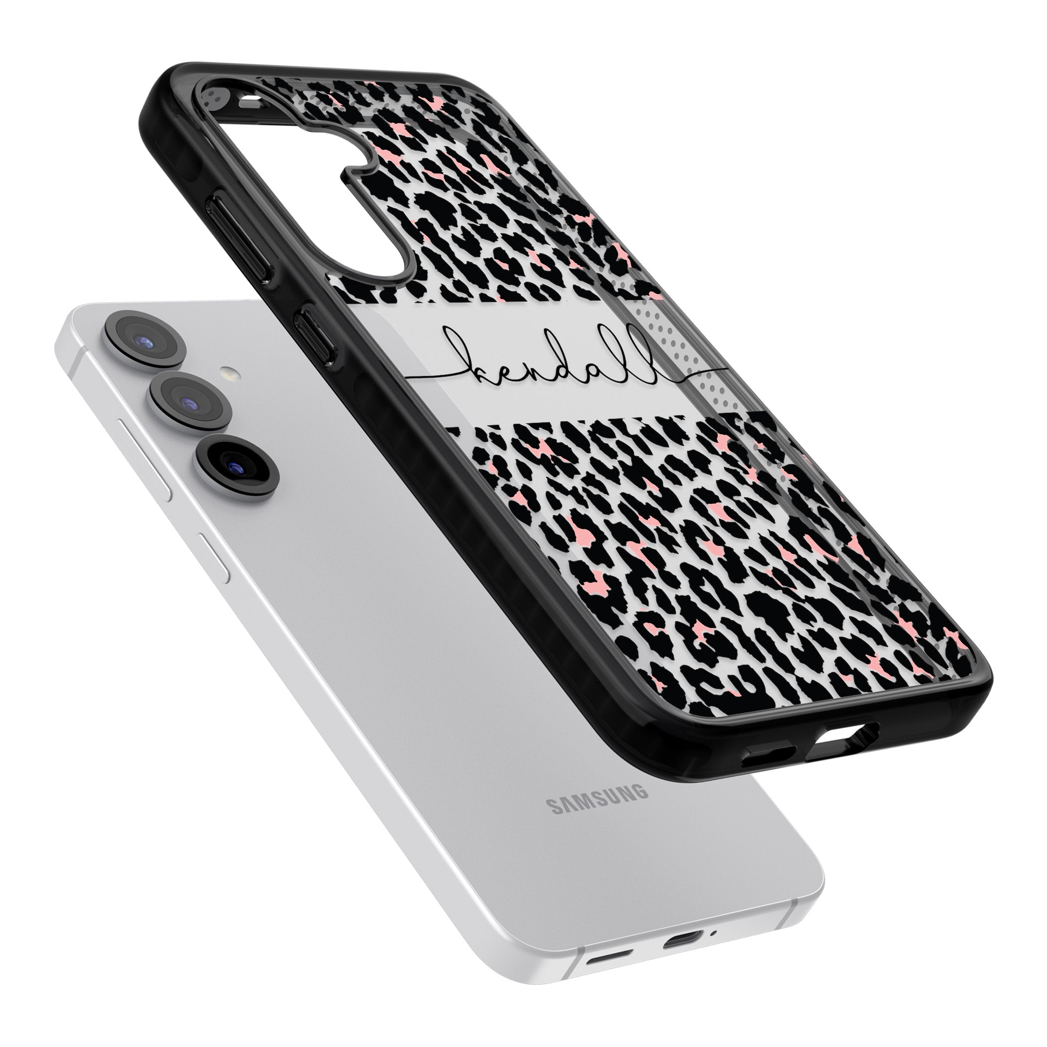 Personalised Cursive Leopard Spots