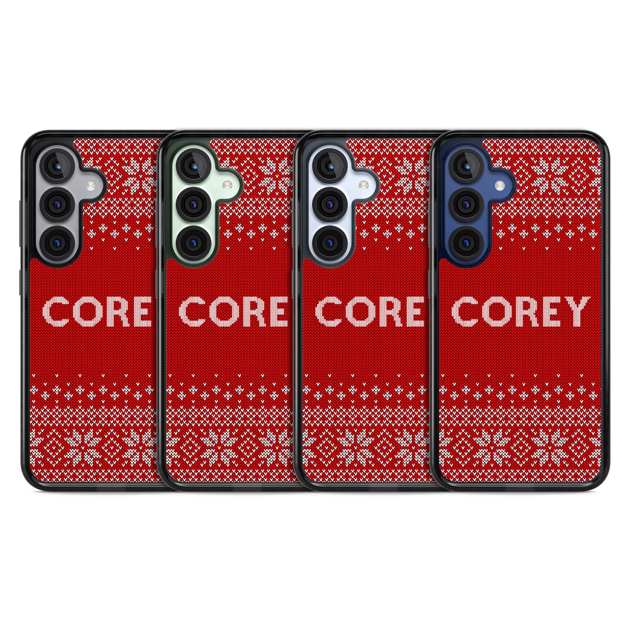 Personalised Red Christmas Knit