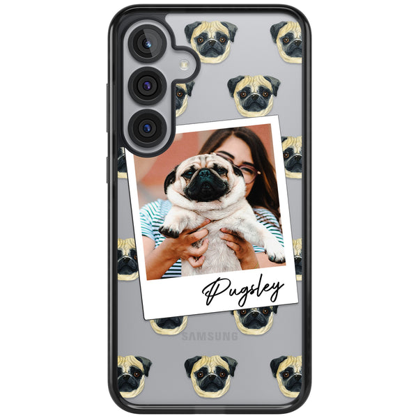 Personalised Pug Instant Camera Photo