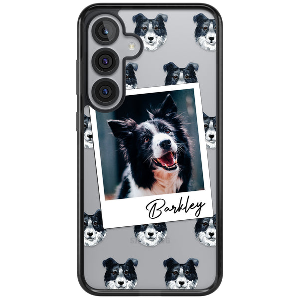 Personalised Border Collie Instant Camera Photo