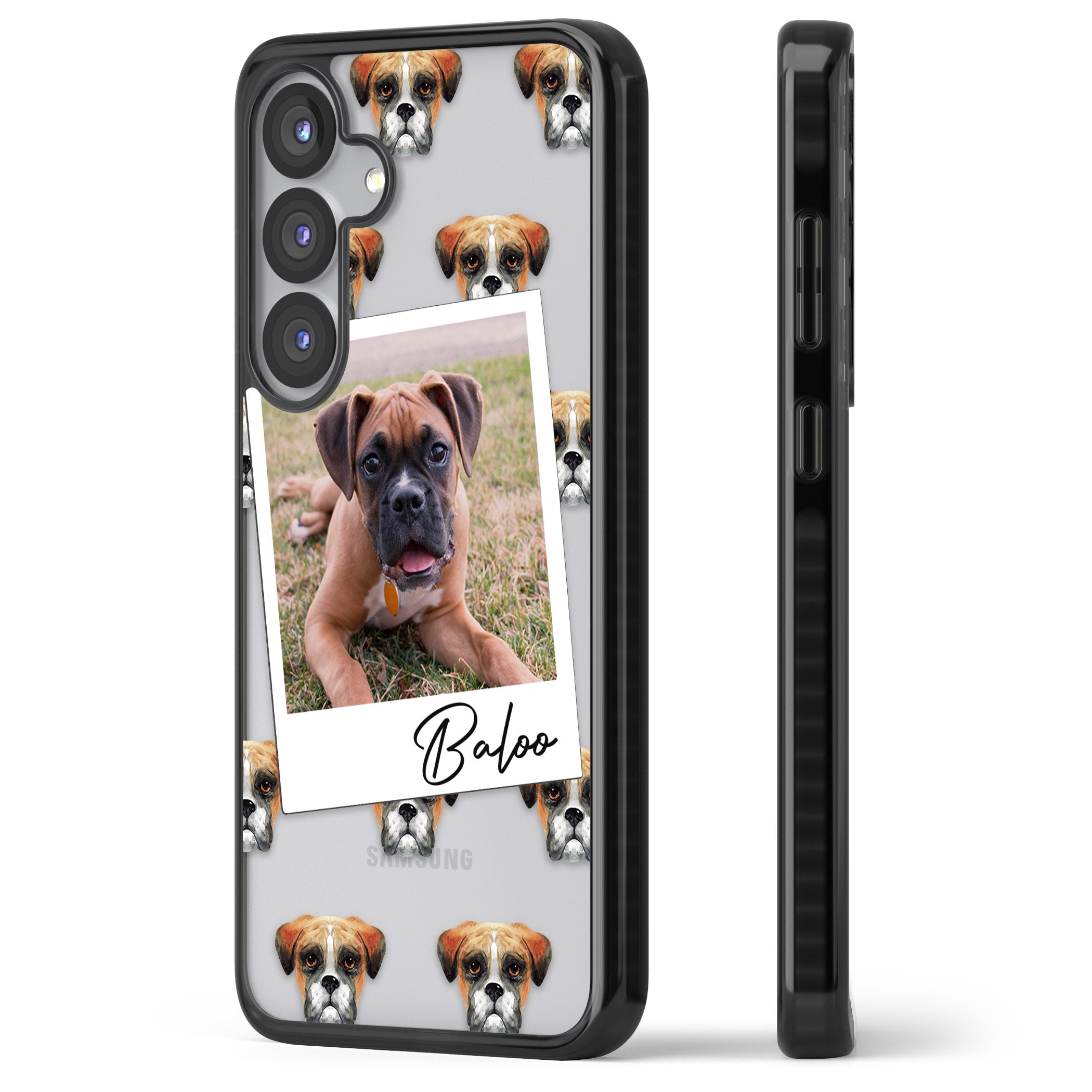 Personalised Boxer Instant Camera Photo