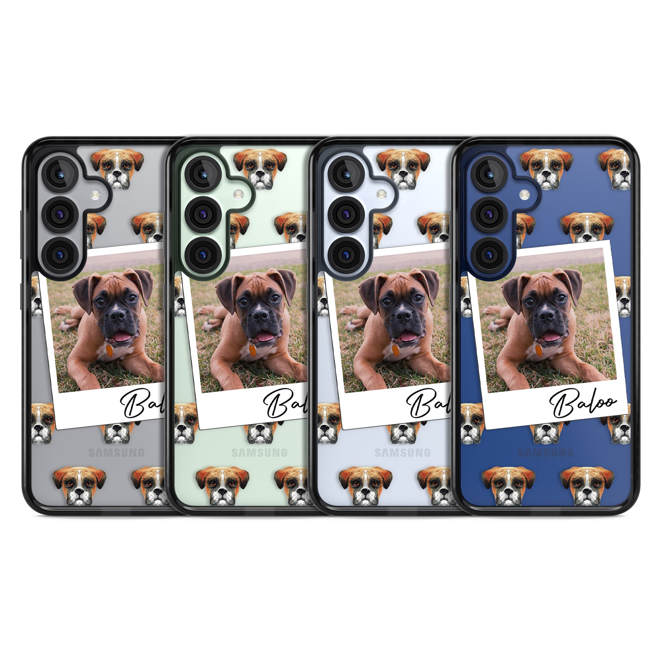 Personalised Boxer Instant Camera Photo