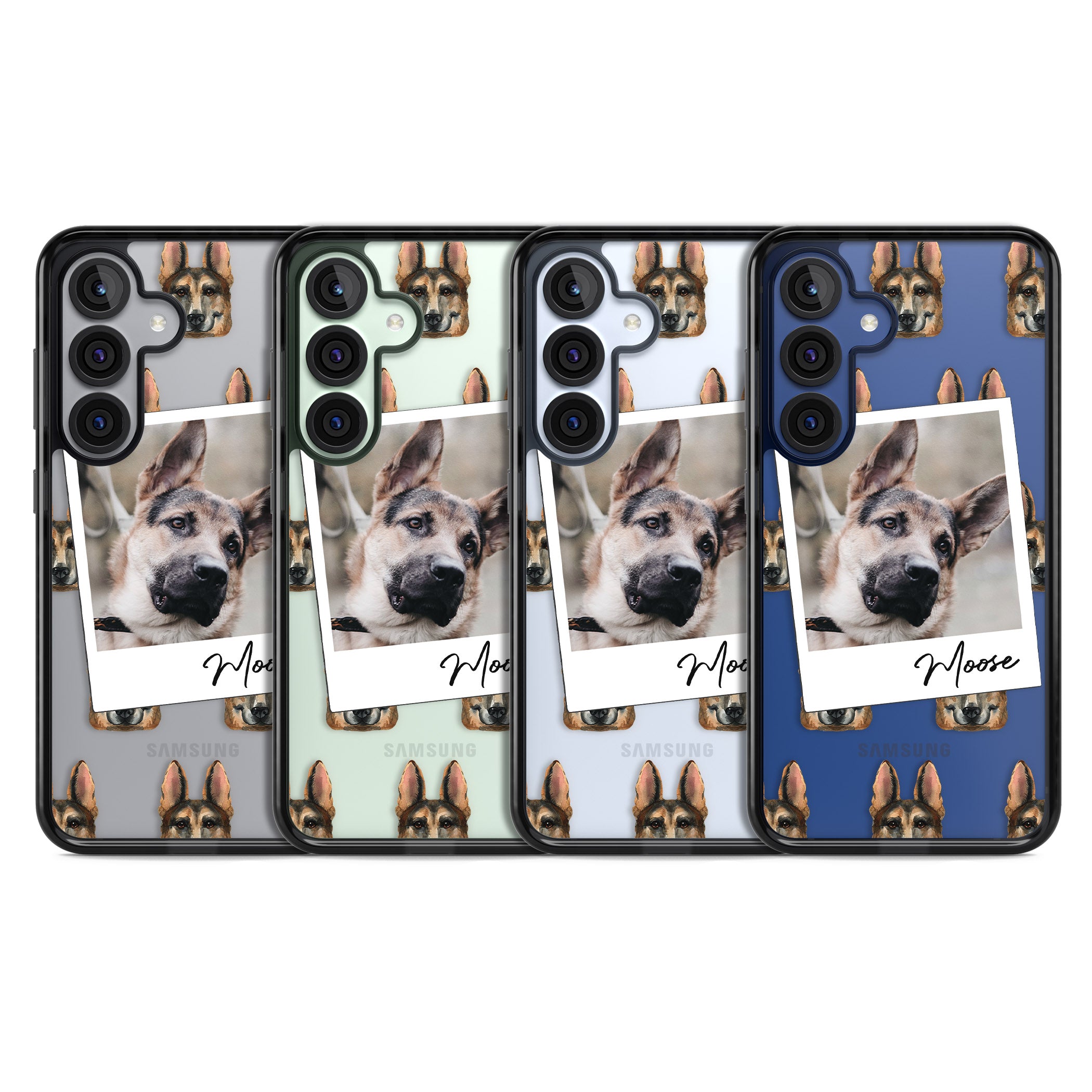 Personalised German Shepherd Instant Camera Photo
