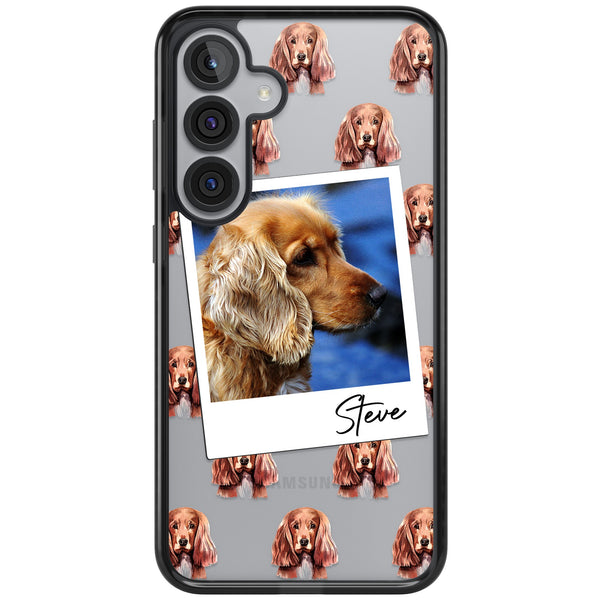 Personalised Cocker Spaniel Instant Camera Photo
