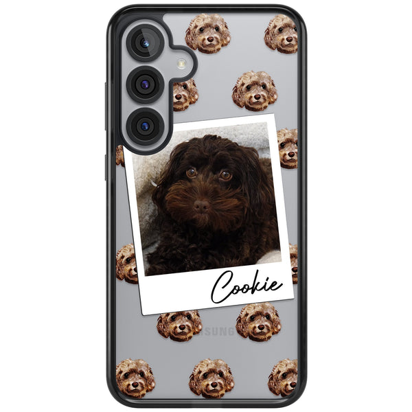 Personalised Brown Cockapoo Instant Camera Photo