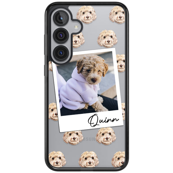Personalised Cream Cockapoo Instant Camera Photo