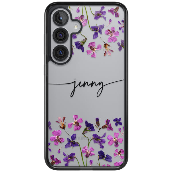 Personalised Purple Wildflowers
