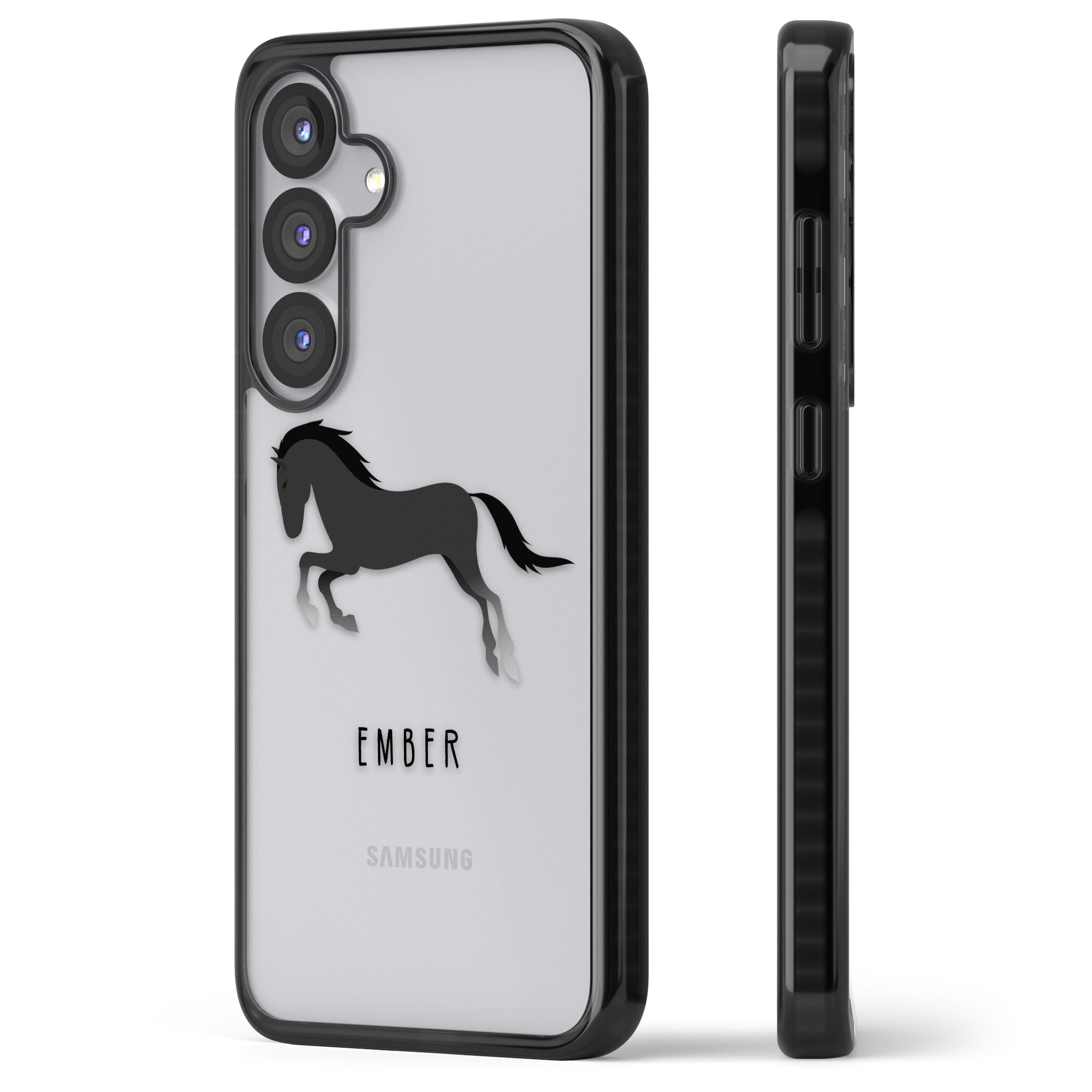 Personalised Black Horse