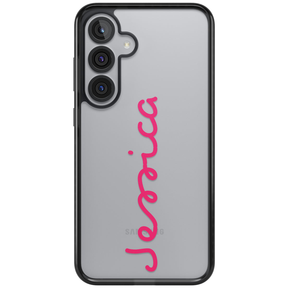 Personalised Summer Name Samsung S25 Plus / Samsung S26 / Samsung S26 Plus Impact Black Phone Case front