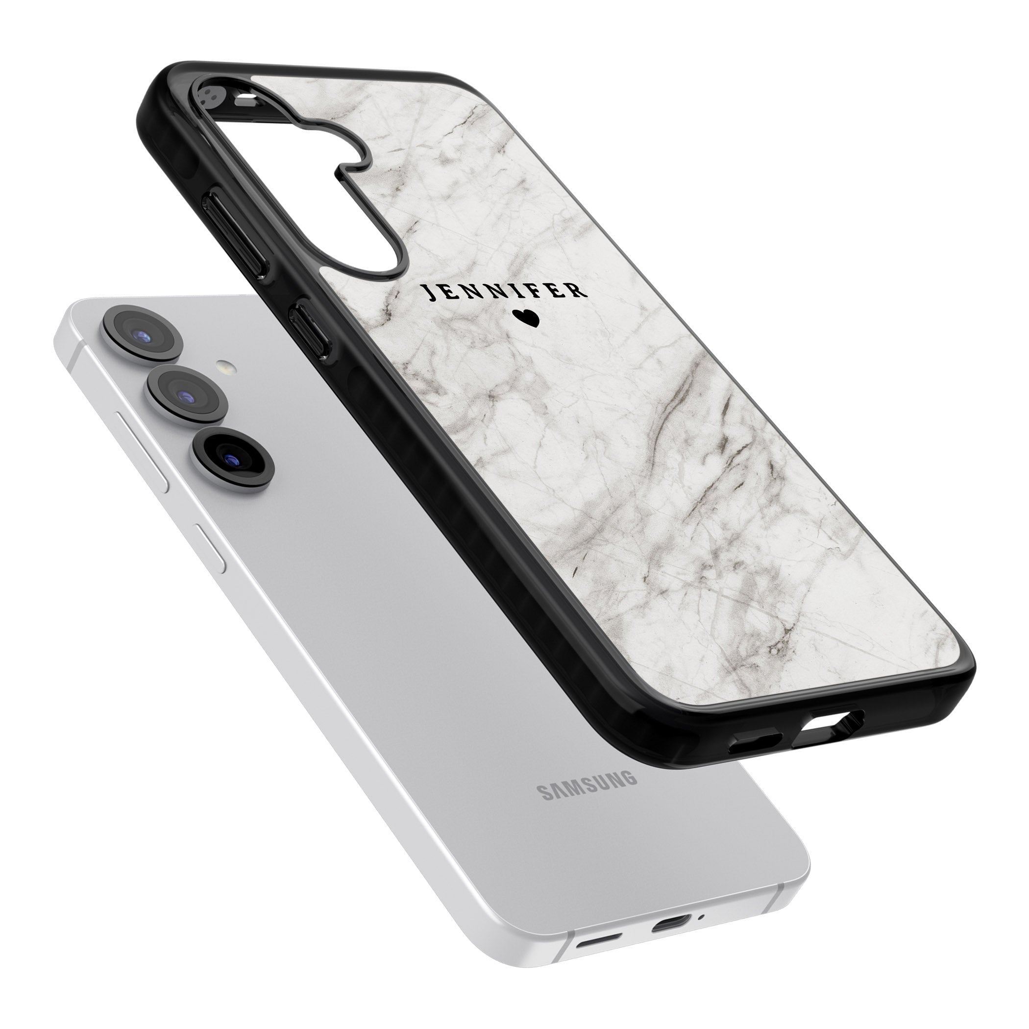 Personalised Light Grey Marble