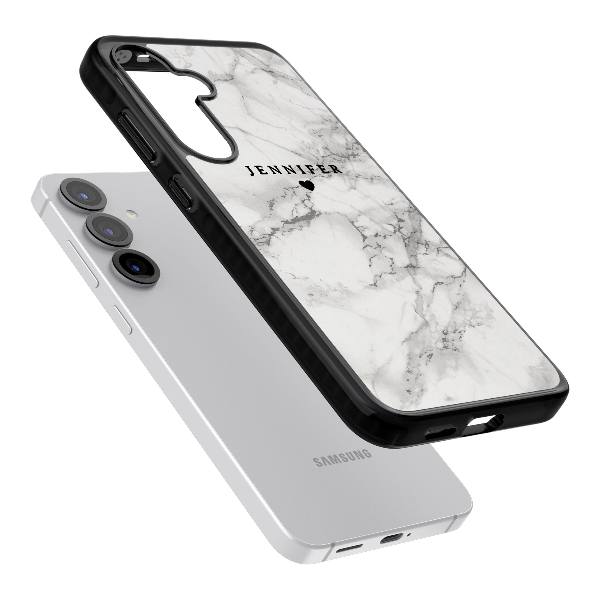 Personalised Classic Grey Marble