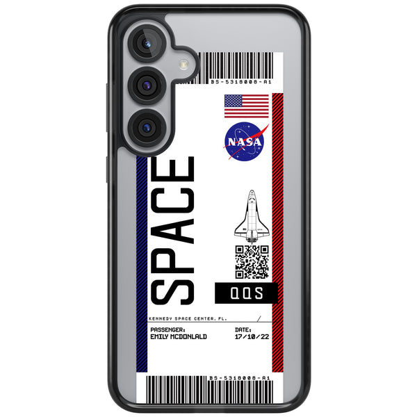 Personalised Nasa Boarding Pass (Light)
