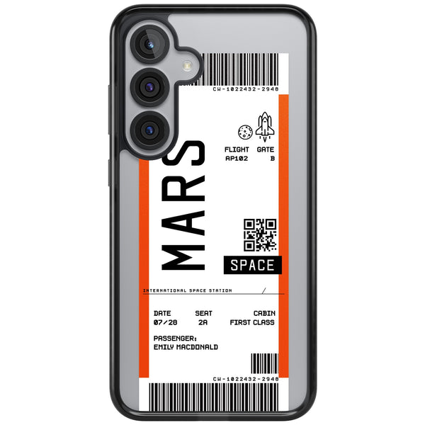 Personalised Mars Travel Ticket