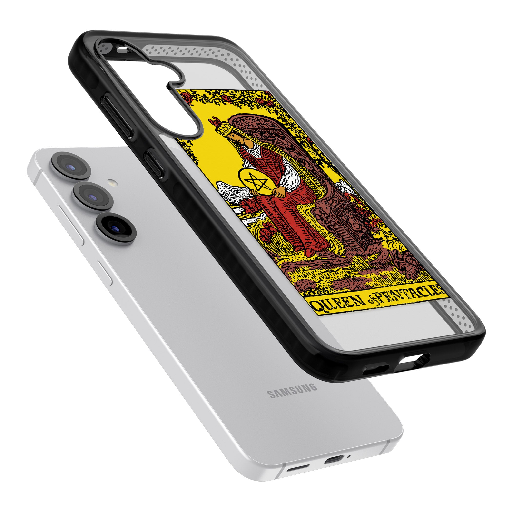 Personalised Queen Of Pentacles Tarot Card (Color)