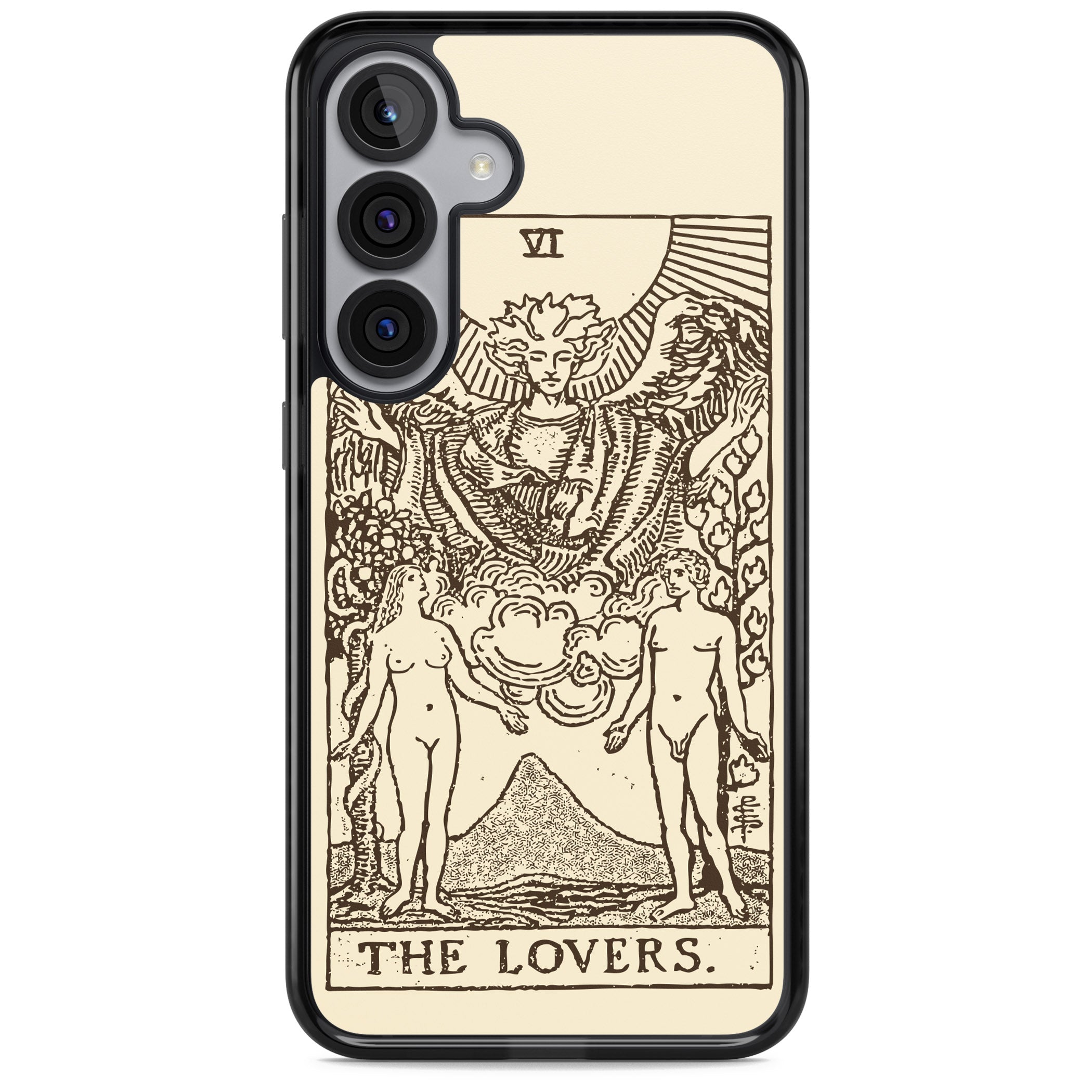 Personalised The Lovers Tarot Card (Cream)
