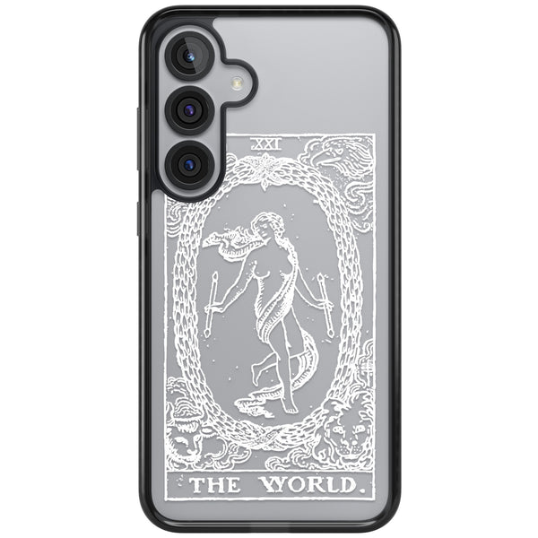 Personalised The World Tarot Card (White)