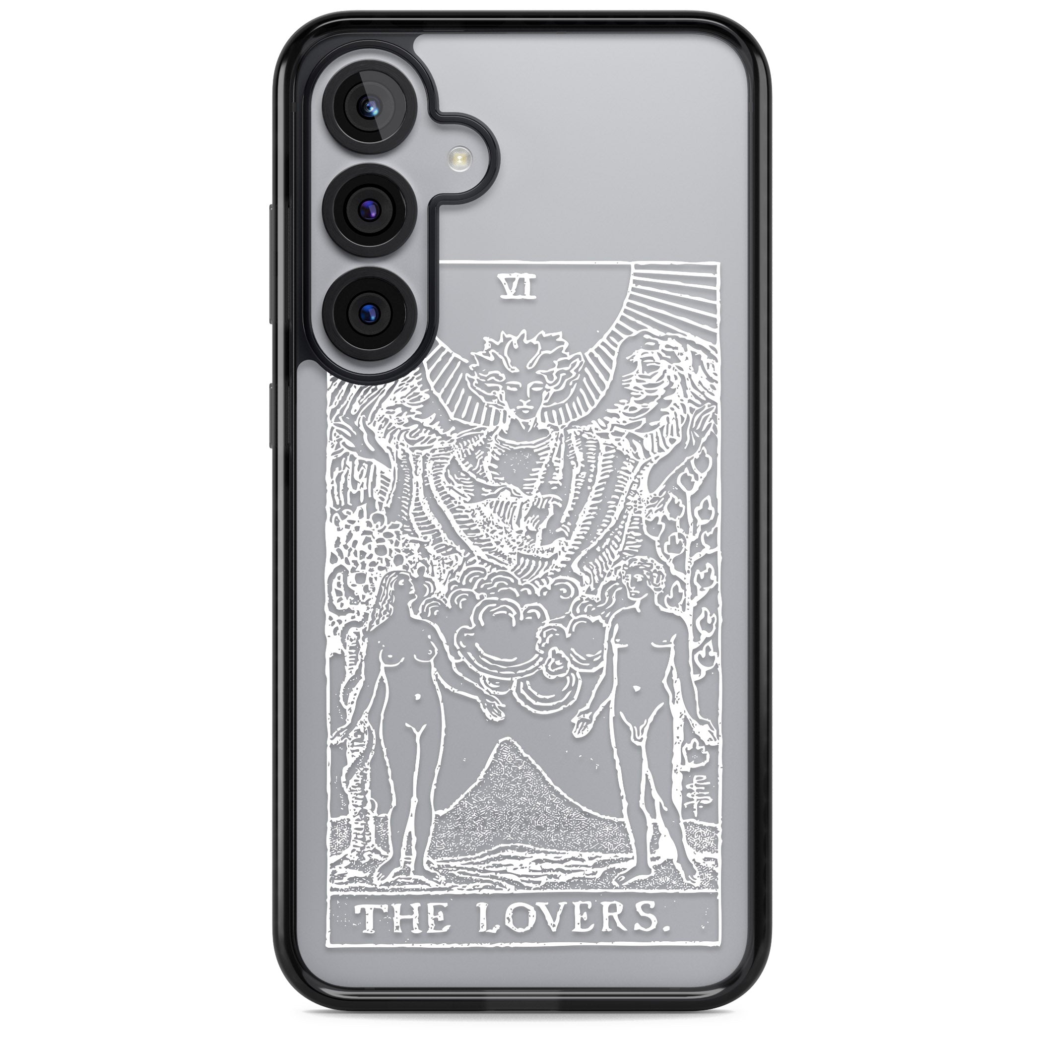 Personalised The Lovers Tarot Card (White)