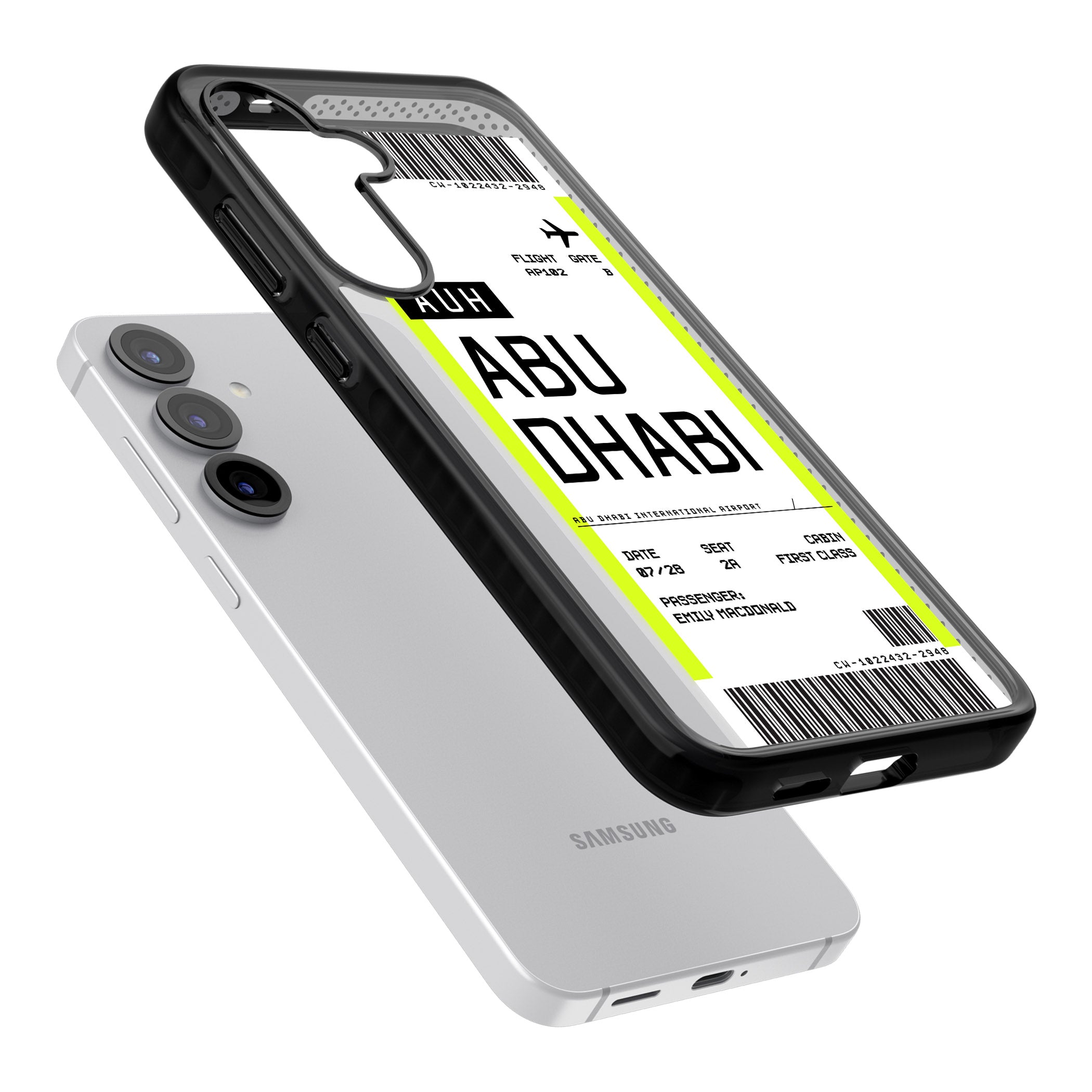 Personalised Abu Dhabi Boarding Pass