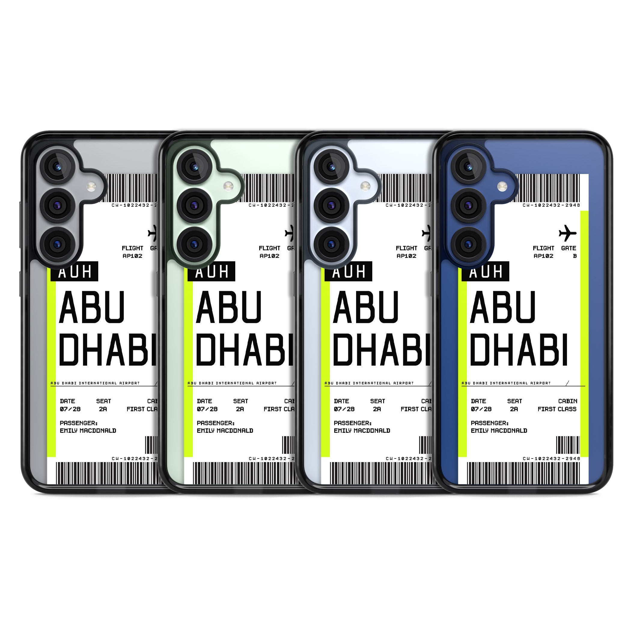 Personalised Abu Dhabi Boarding Pass