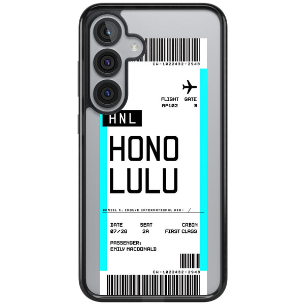 Personalised Honolulu Boarding Pass