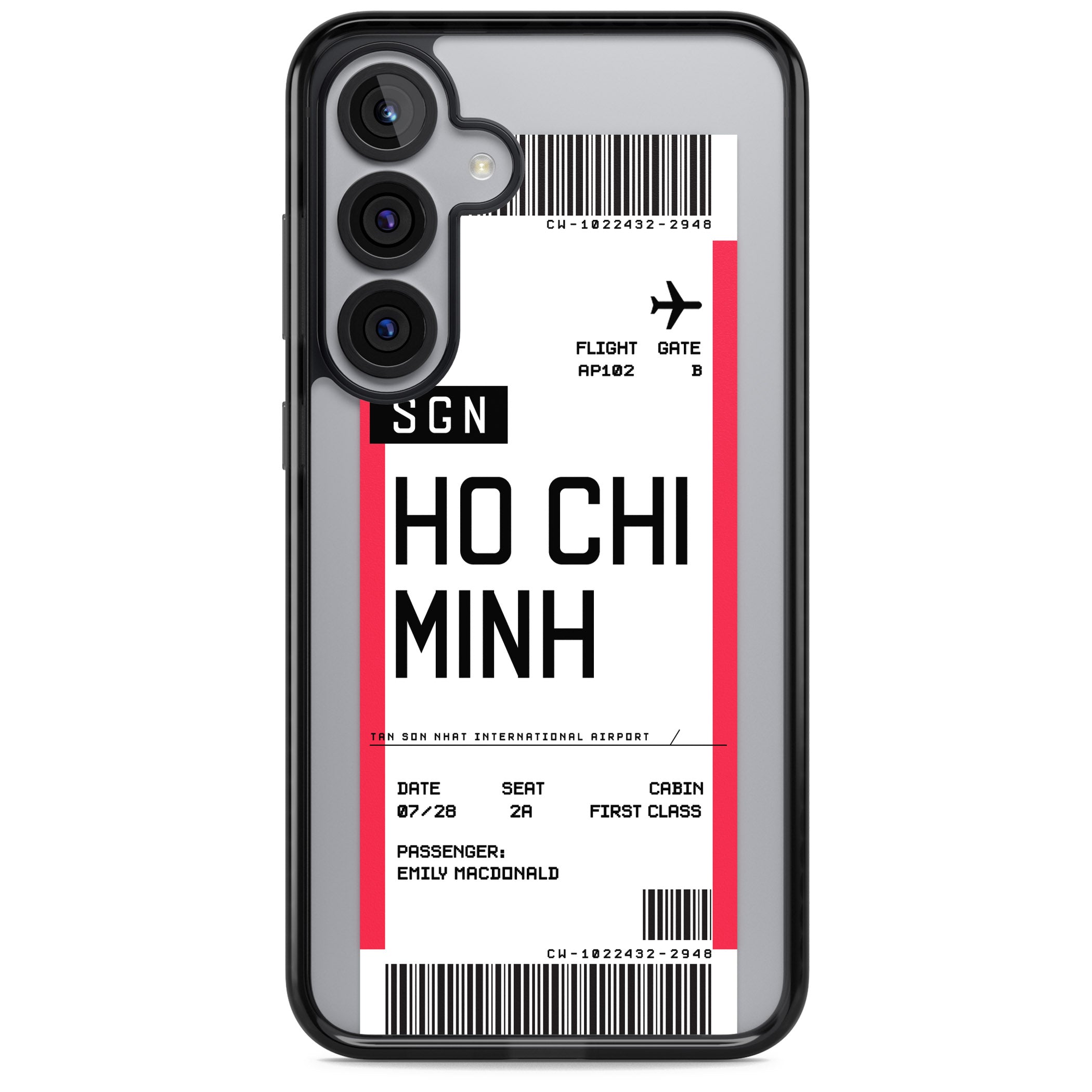 Personalised Ho Chi Minh Boarding Pass
