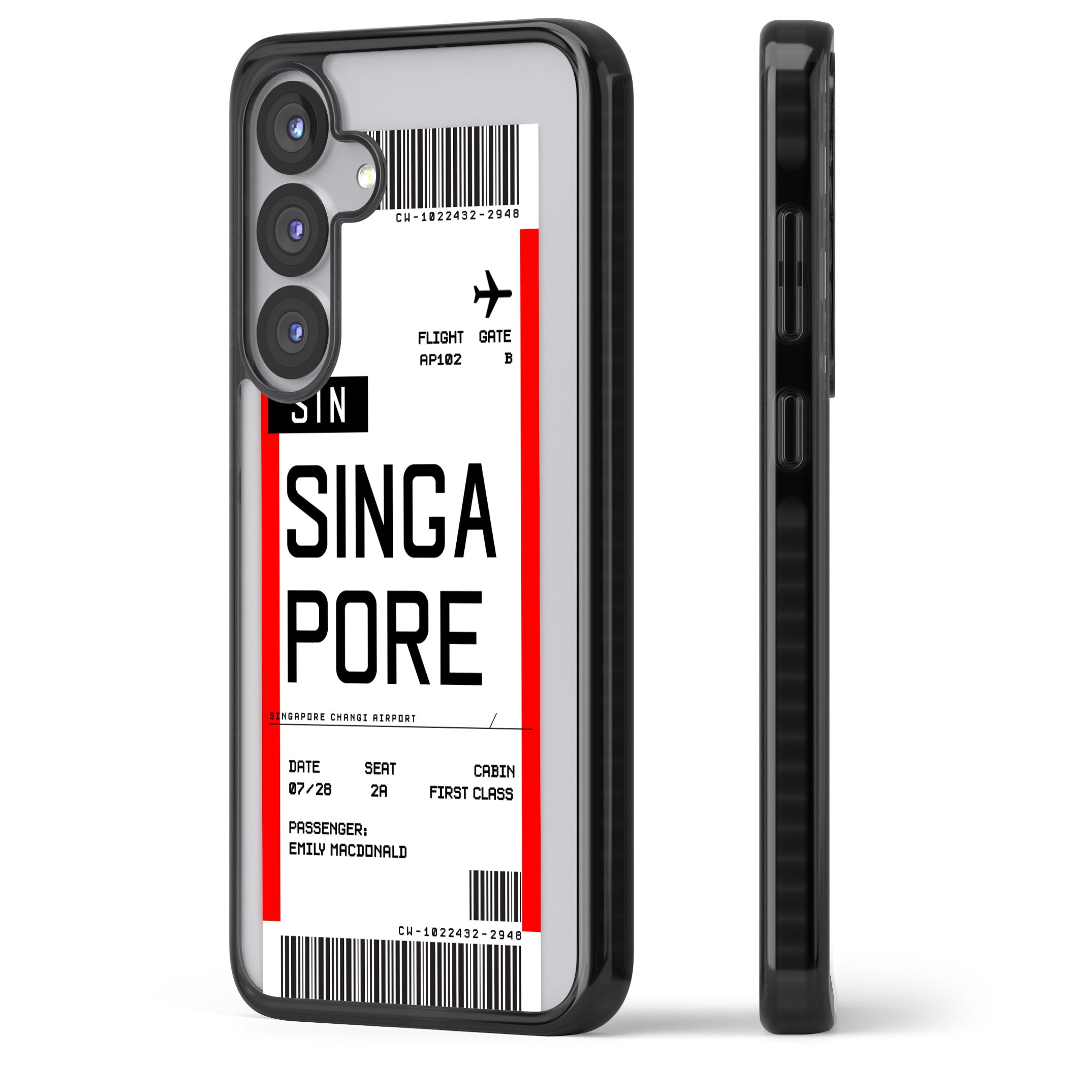 Personalised Singapore Boarding Pass