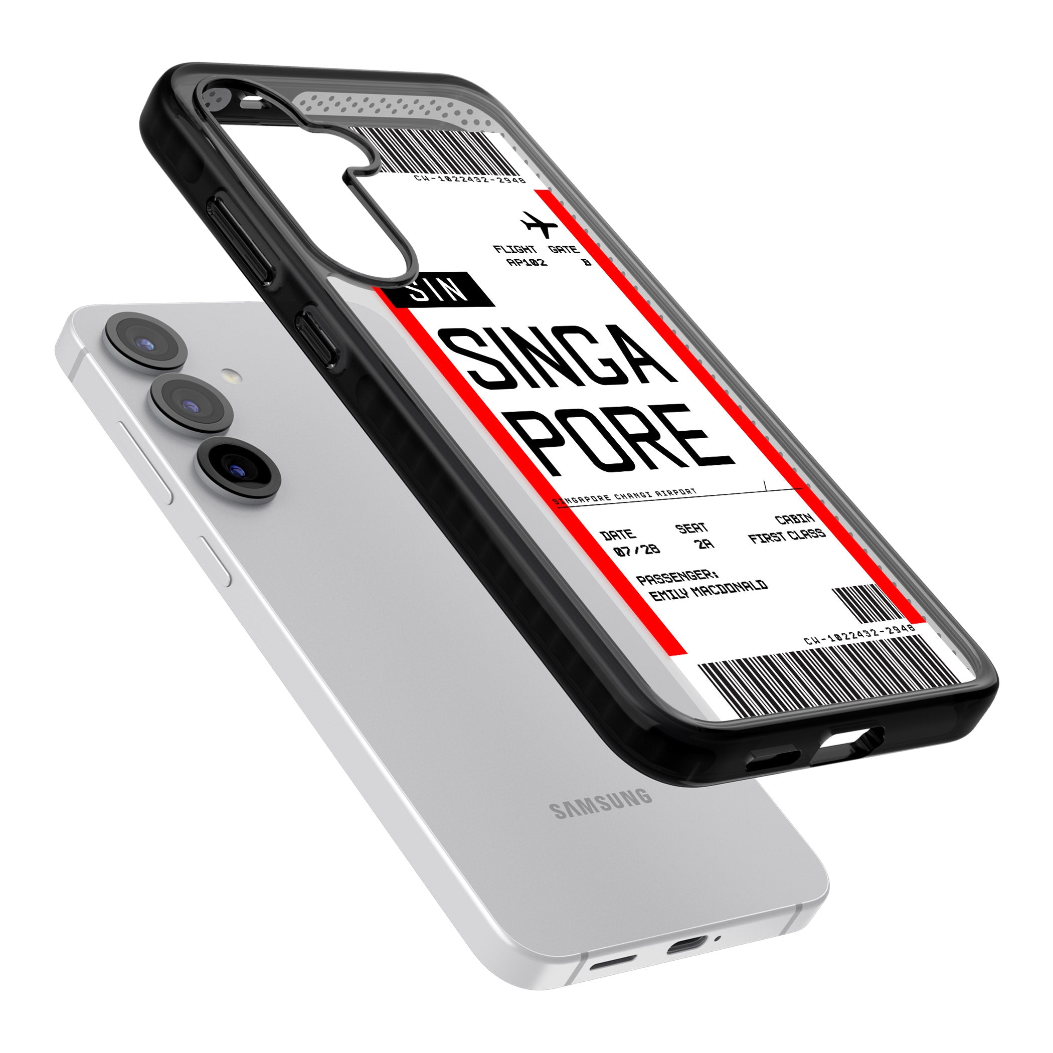 Personalised Singapore Boarding Pass