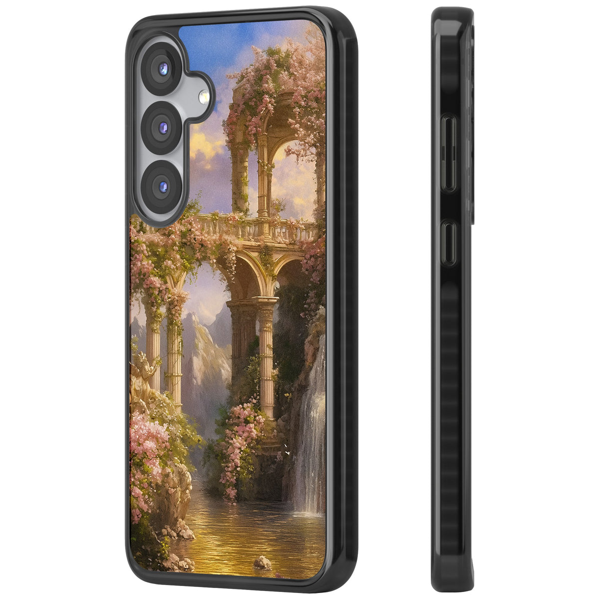 Castle River Samsung S25 / Samsung S25 Plus / Samsung S26 / Samsung S26 Plus Impact Black Phone Case side