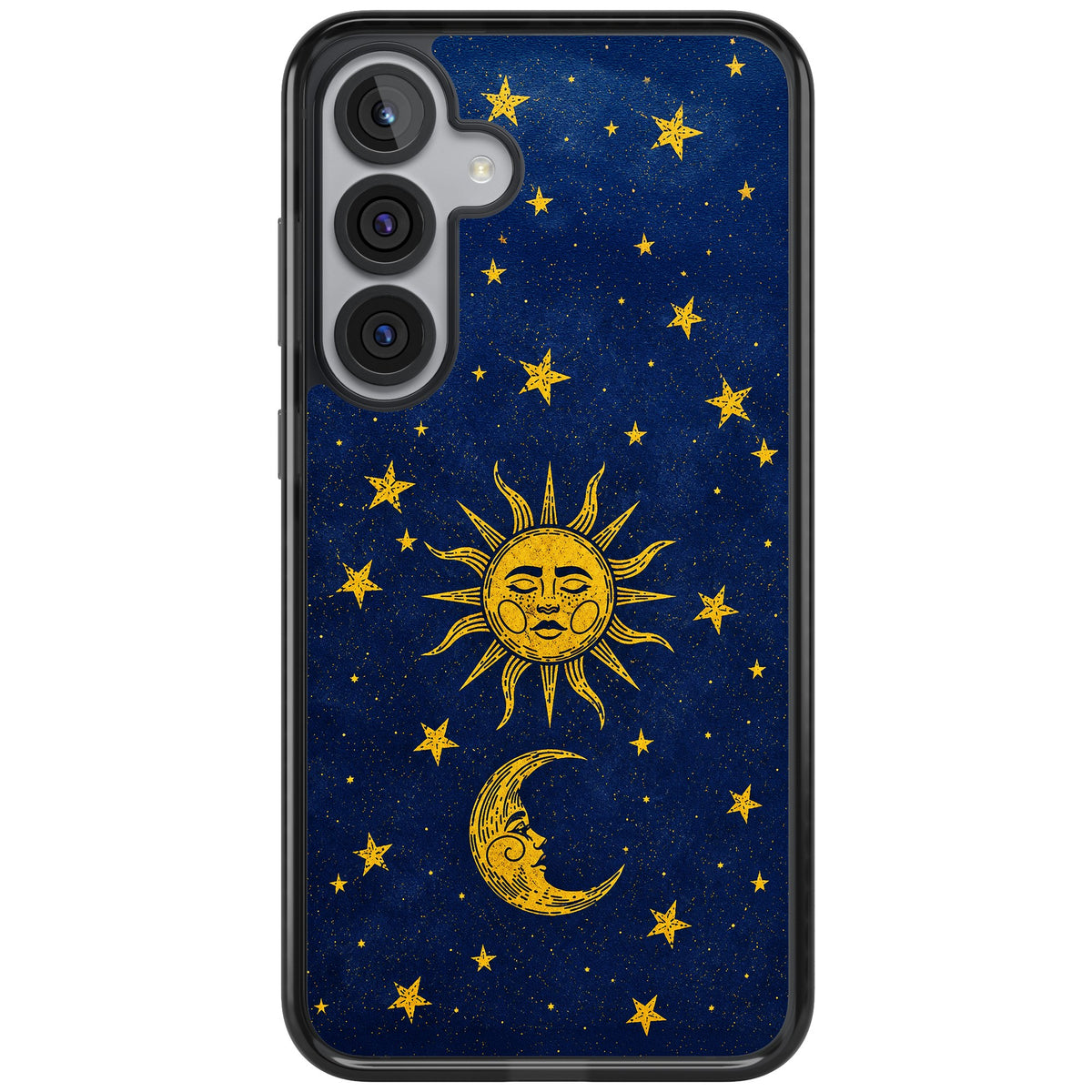 Sun & Moon Reverie Samsung S25 Plus / Samsung S26 / Samsung S26 Plus Impact Black Phone Case front