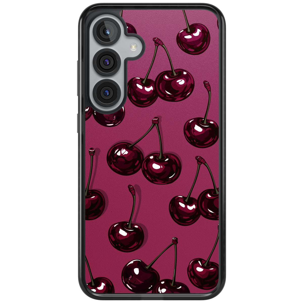 Cherry Soda Samsung S25 Plus / Samsung S26 / Samsung S26 Plus Impact Black Phone Case front