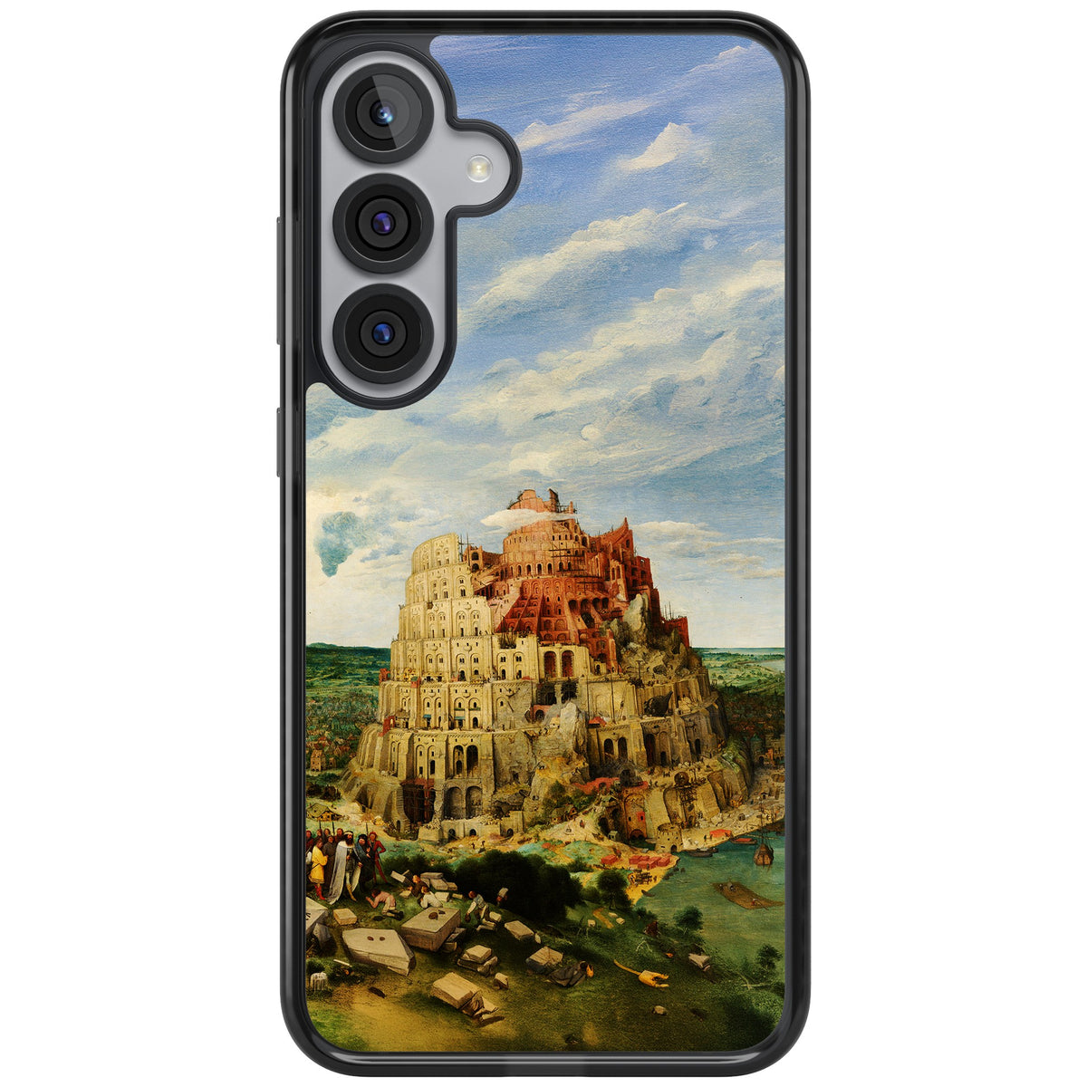 Tower Of Babel Samsung S25 Plus / Samsung S26 / Samsung S26 Plus Impact Black Phone Case front
