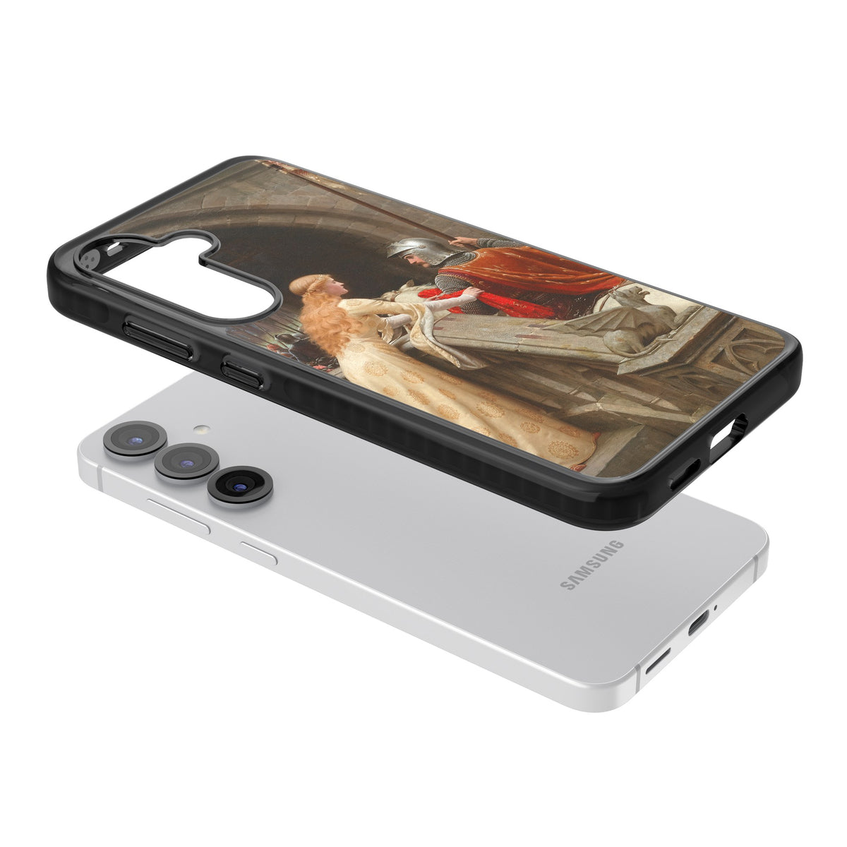 God Speed Samsung S25 / Samsung S25 Plus / Samsung S26 / Samsung S26 Plus Impact Black Phone Case angled