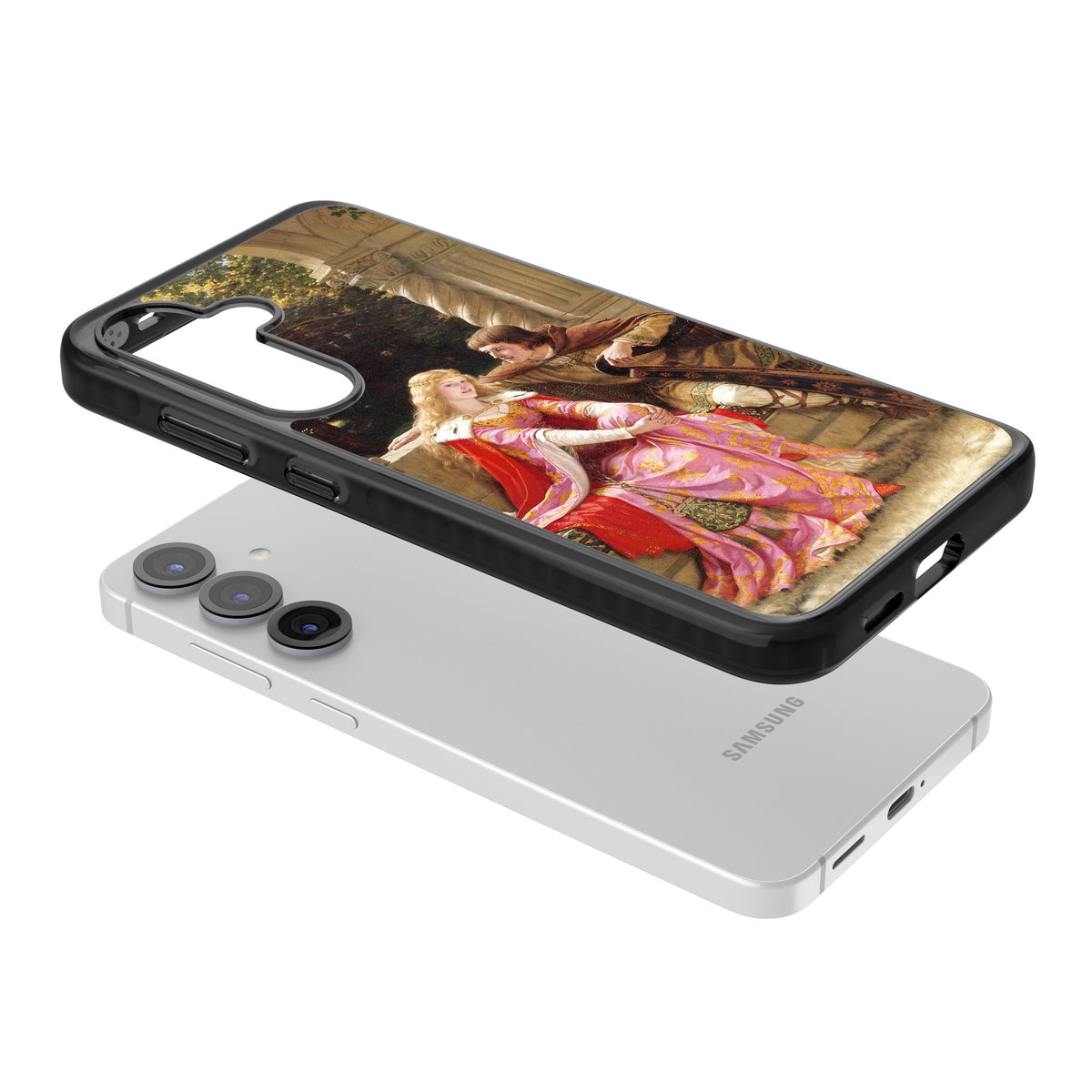 The End of the Song Samsung S25 / Samsung S25 Plus / Samsung S26 / Samsung S26 Plus Impact Black Phone Case angled