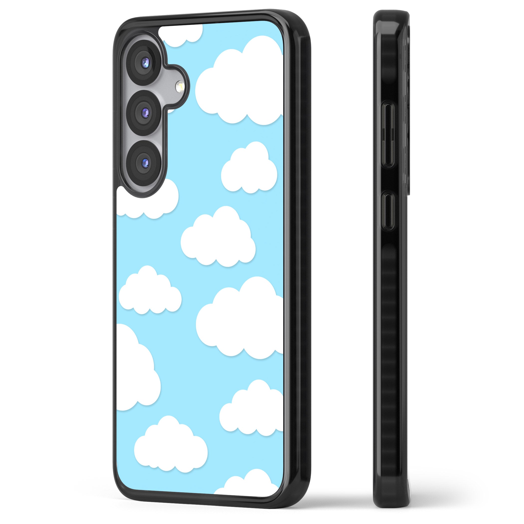 Blue Sky & Clouds Pattern