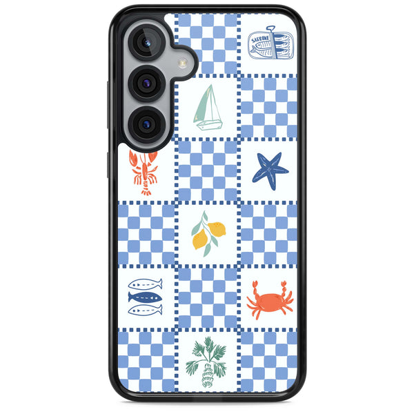 Coastal Blue Check