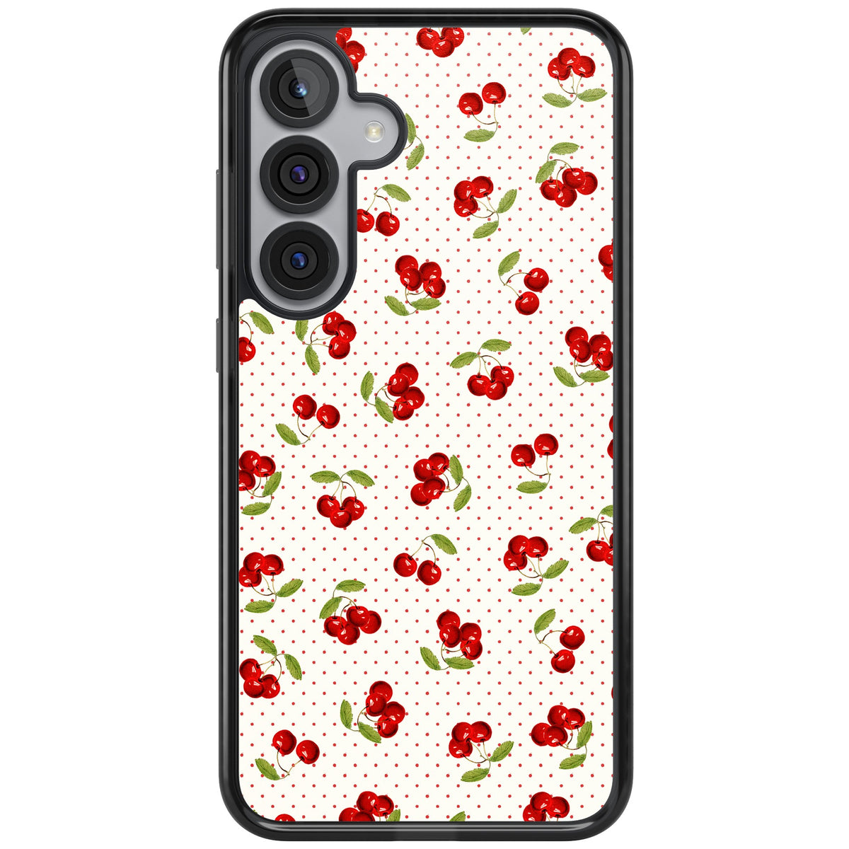 Cherry Picking Samsung S25 Plus / Samsung S26 / Samsung S26 Plus Impact Black Phone Case front