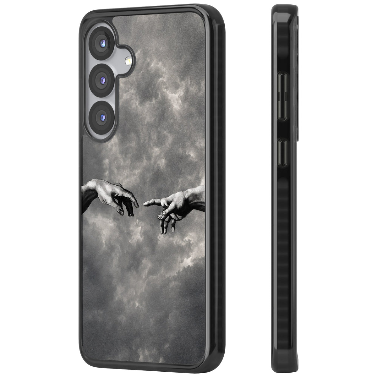 Creation Samsung S25 / Samsung S25 Plus / Samsung S26 / Samsung S26 Plus Impact Black Phone Case side