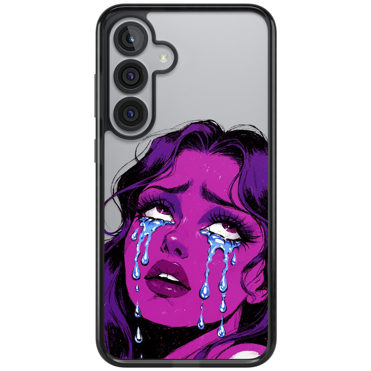 Drama Queen Samsung S25 Plus / Samsung S26 / Samsung S26 Plus Impact Black Phone Case front