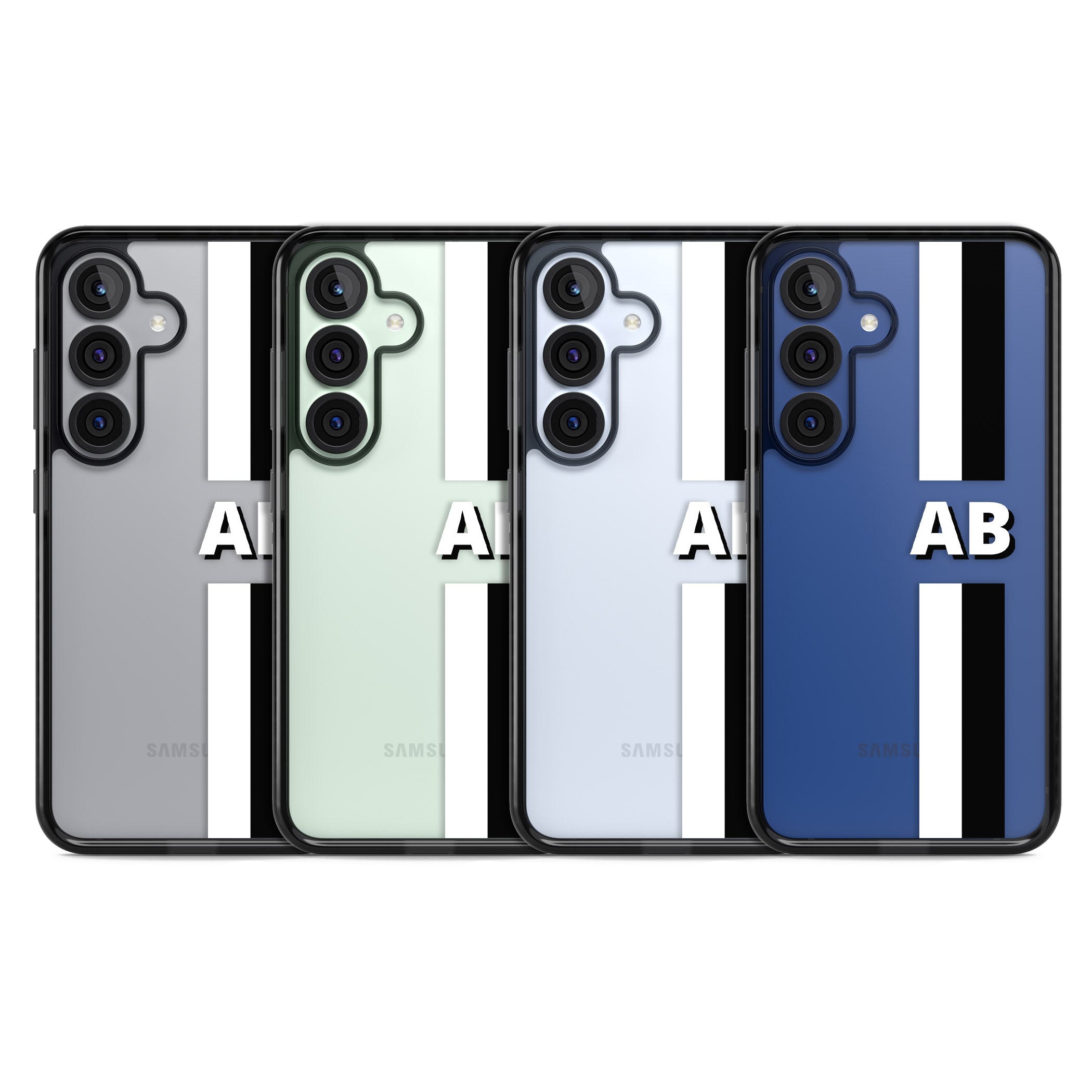 Personalised Bold Two Stripe Name