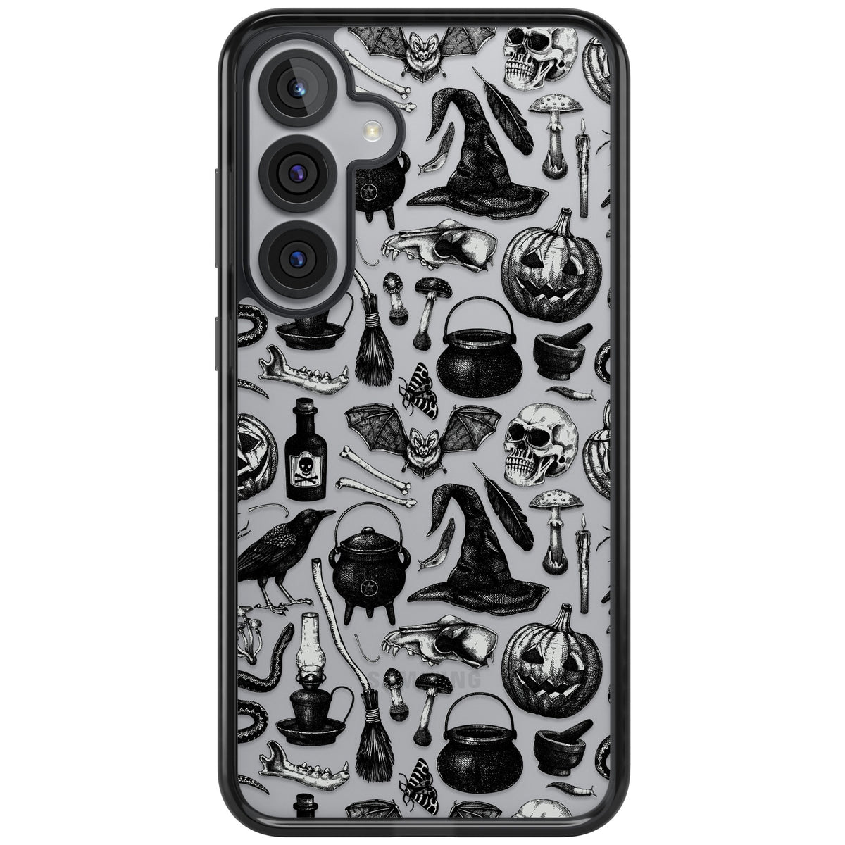 Dark Witchy Samsung S25 Plus / Samsung S26 / Samsung S26 Plus Impact Black Phone Case front